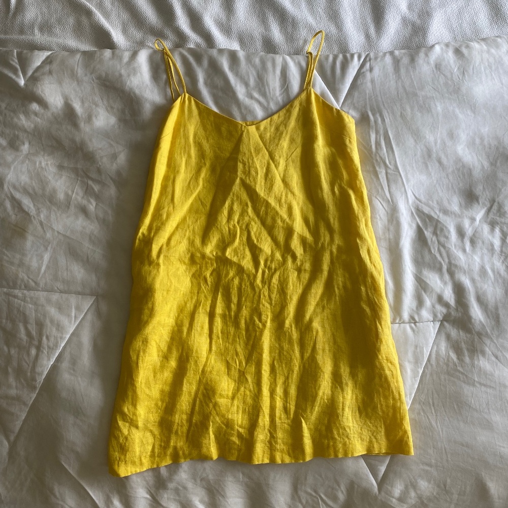Yellow sun dress